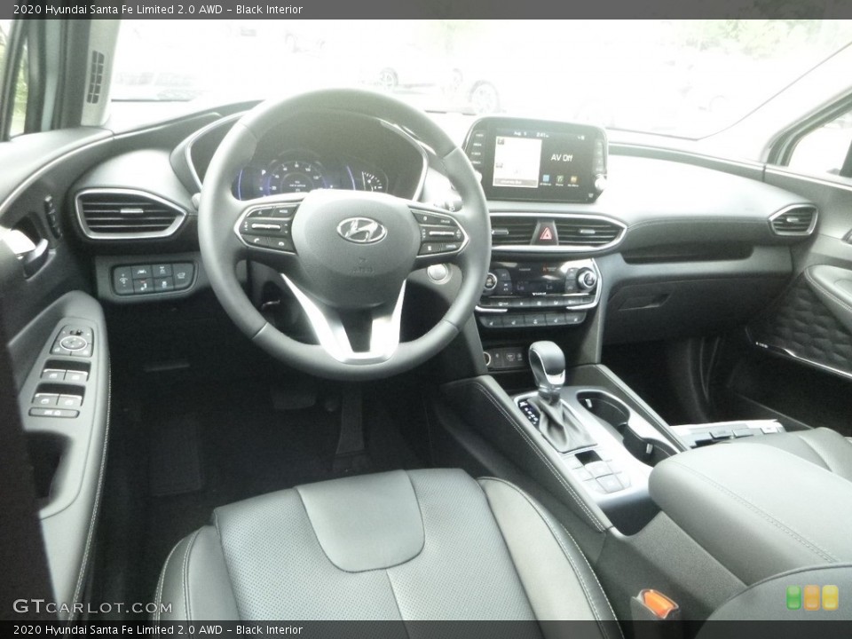 Black Interior Photo for the 2020 Hyundai Santa Fe Limited 2.0 AWD #134589115