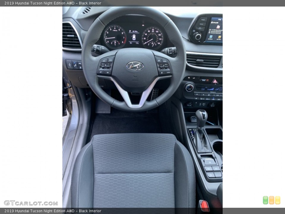 Black Interior Steering Wheel for the 2019 Hyundai Tucson Night Edition AWD #134594839