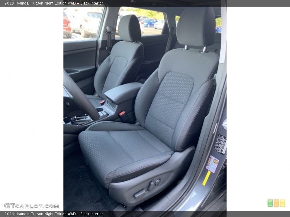 Black Interior Front Seat for the 2019 Hyundai Tucson Night Edition AWD #134594860