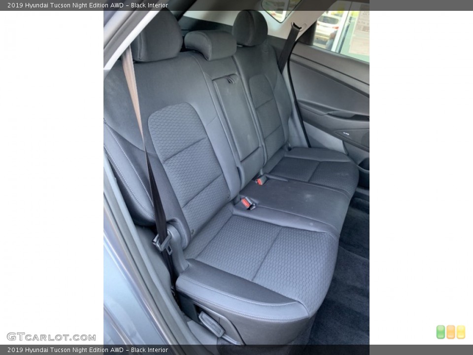 Black Interior Rear Seat for the 2019 Hyundai Tucson Night Edition AWD #134595037