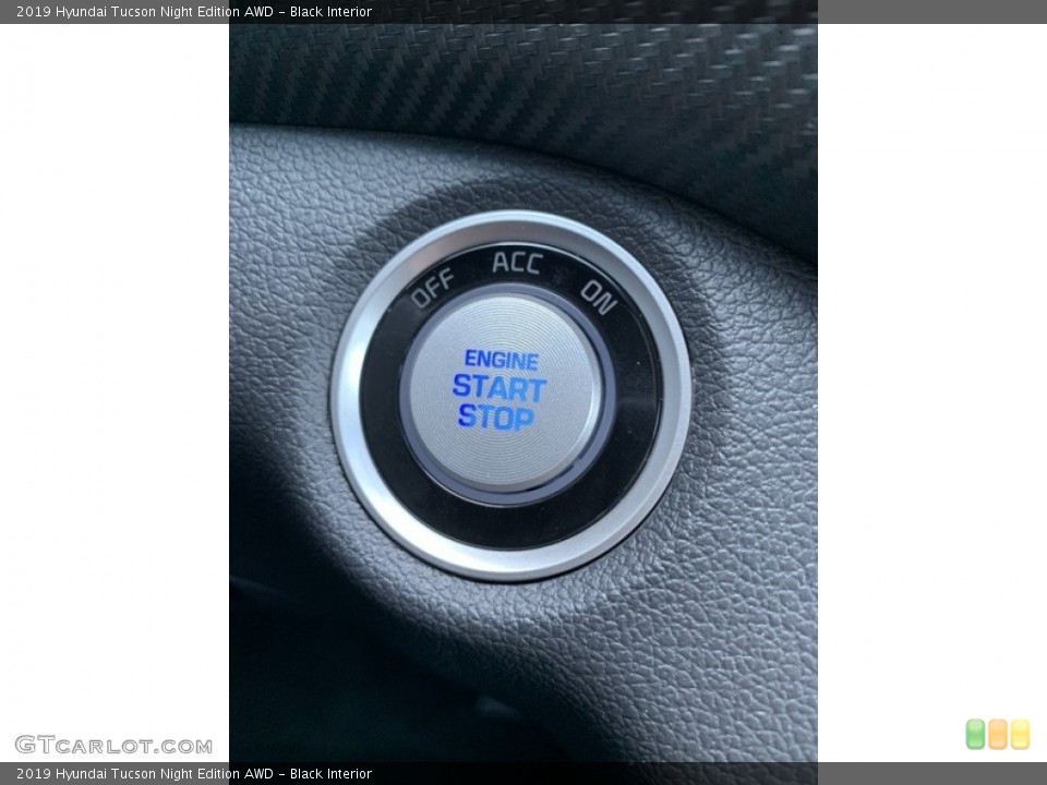 Black Interior Controls for the 2019 Hyundai Tucson Night Edition AWD #134595262