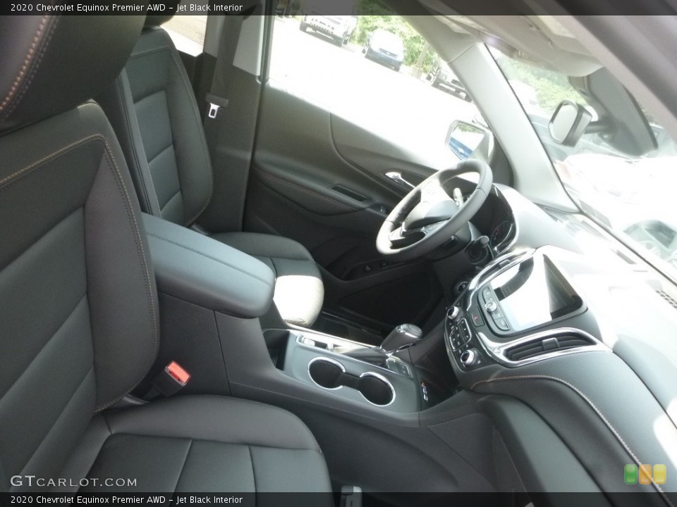 Jet Black Interior Front Seat for the 2020 Chevrolet Equinox Premier AWD #134598769