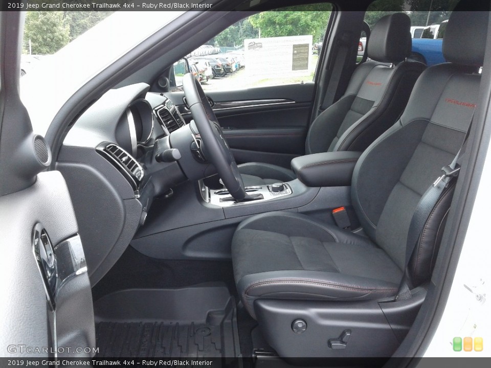 Ruby Red/Black Interior Front Seat for the 2019 Jeep Grand Cherokee Trailhawk 4x4 #134601079