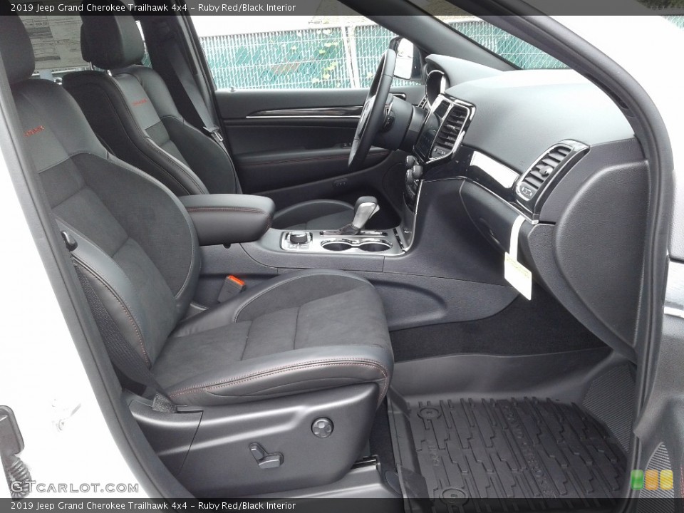 Ruby Red/Black Interior Front Seat for the 2019 Jeep Grand Cherokee Trailhawk 4x4 #134601133