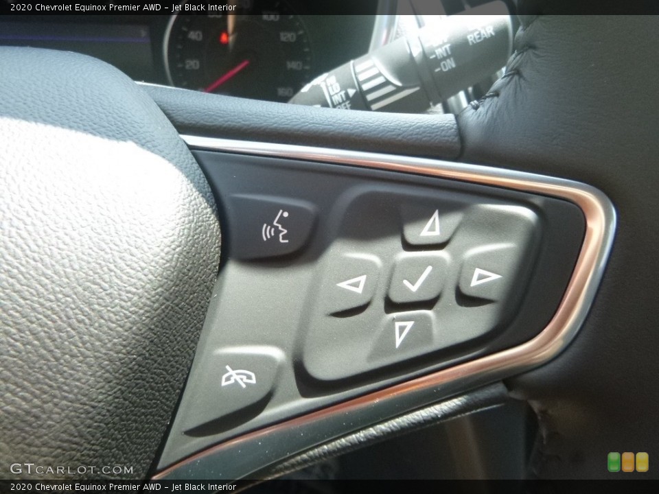 Jet Black Interior Steering Wheel for the 2020 Chevrolet Equinox Premier AWD #134607576