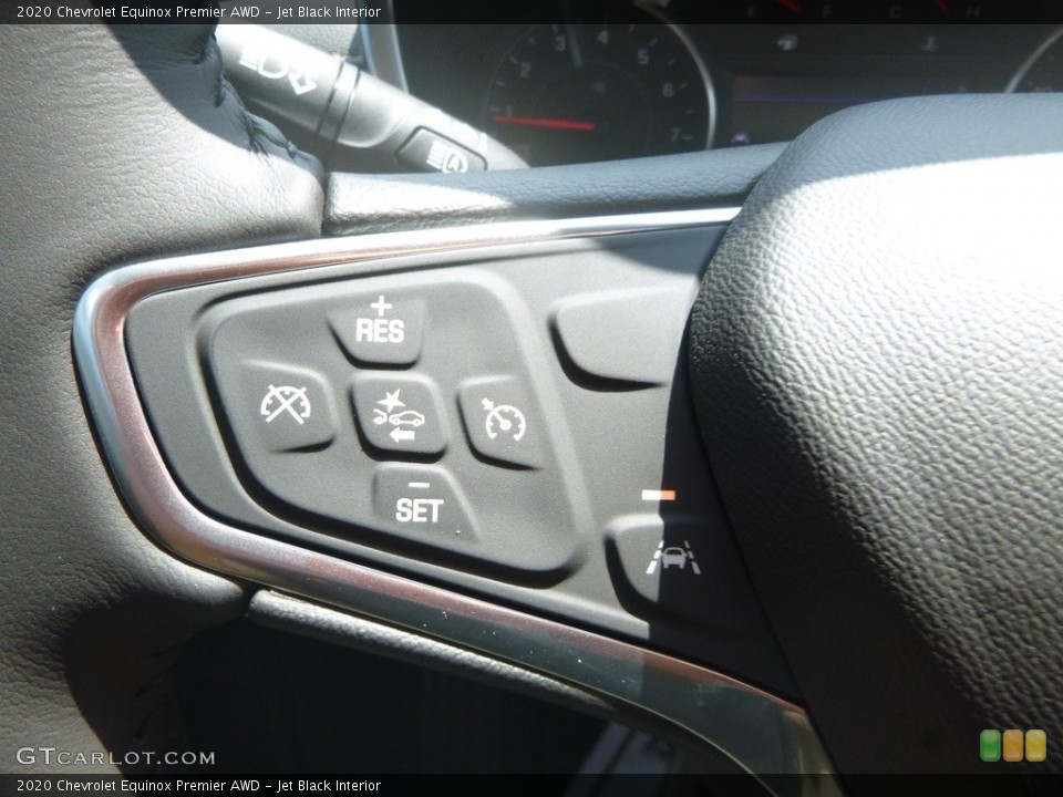 Jet Black Interior Steering Wheel for the 2020 Chevrolet Equinox Premier AWD #134607621