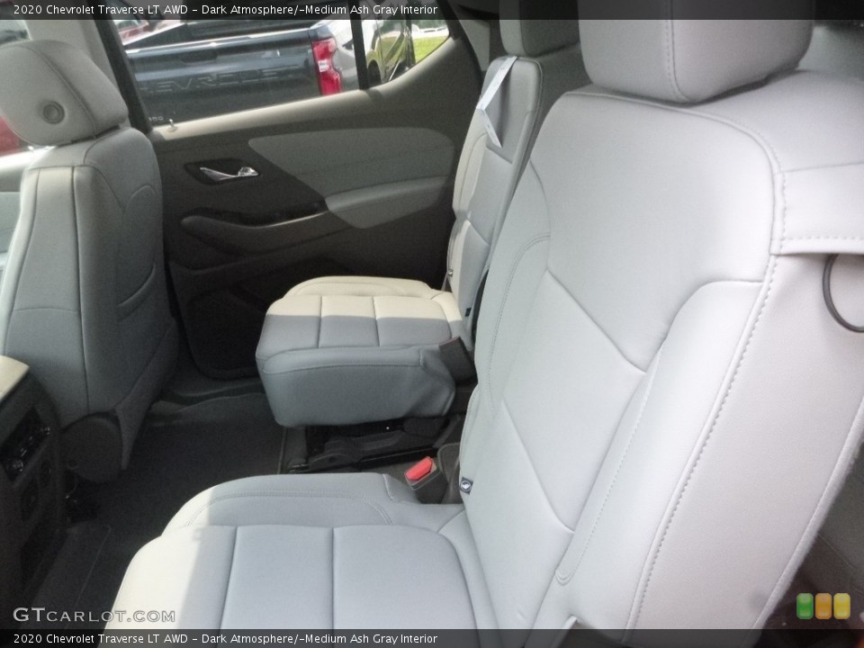 Dark Atmosphere/­Medium Ash Gray Interior Rear Seat for the 2020 Chevrolet Traverse LT AWD #134608995