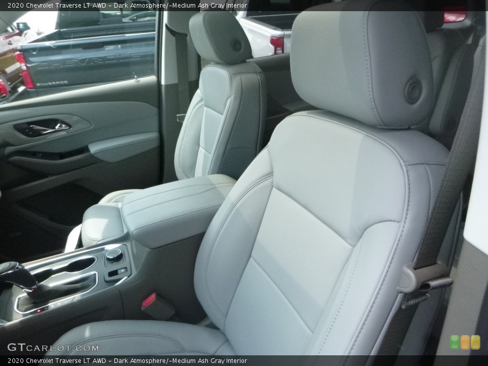 Dark Atmosphere/­Medium Ash Gray Interior Front Seat for the 2020 Chevrolet Traverse LT AWD #134609022