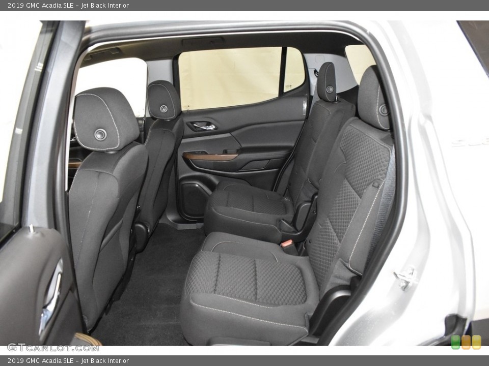 Jet Black Interior Rear Seat for the 2019 GMC Acadia SLE #134610321