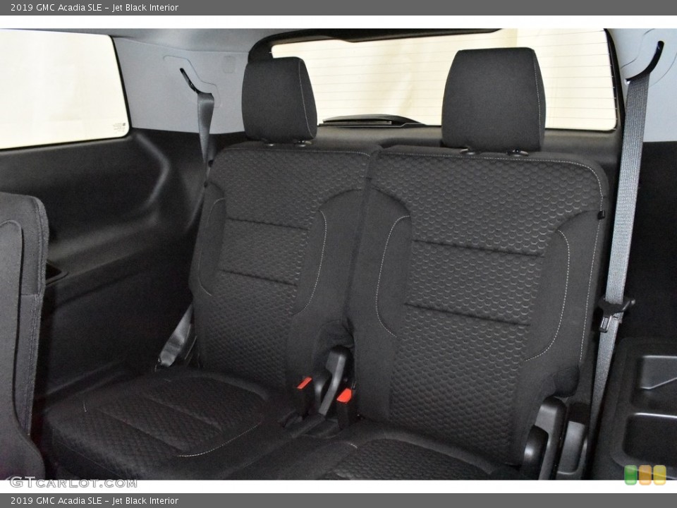 Jet Black Interior Rear Seat for the 2019 GMC Acadia SLE #134610336