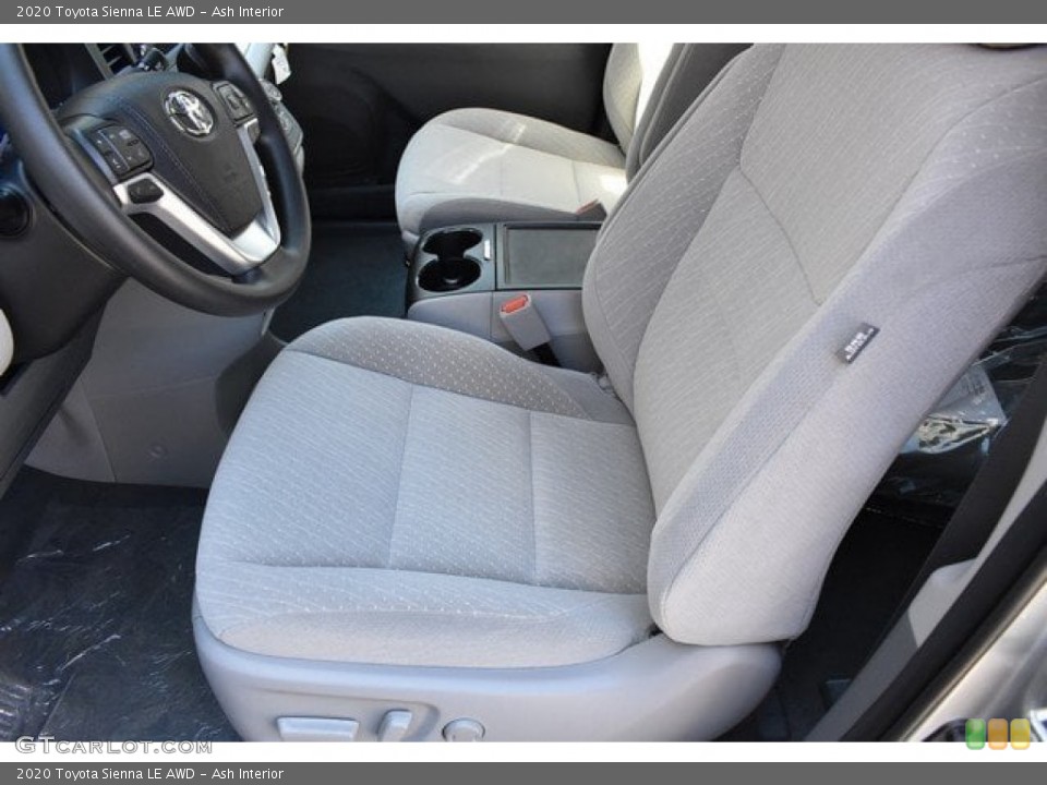Ash Interior Front Seat for the 2020 Toyota Sienna LE AWD #134613102