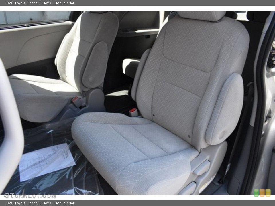 Ash Interior Rear Seat for the 2020 Toyota Sienna LE AWD #134613159
