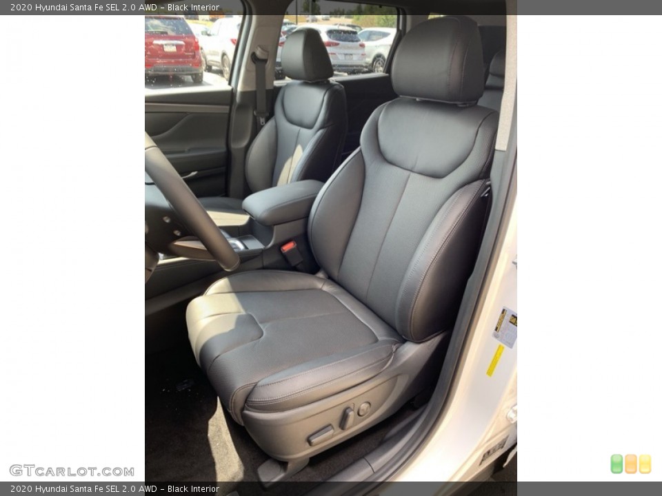 Black Interior Front Seat for the 2020 Hyundai Santa Fe SEL 2.0 AWD #134613795