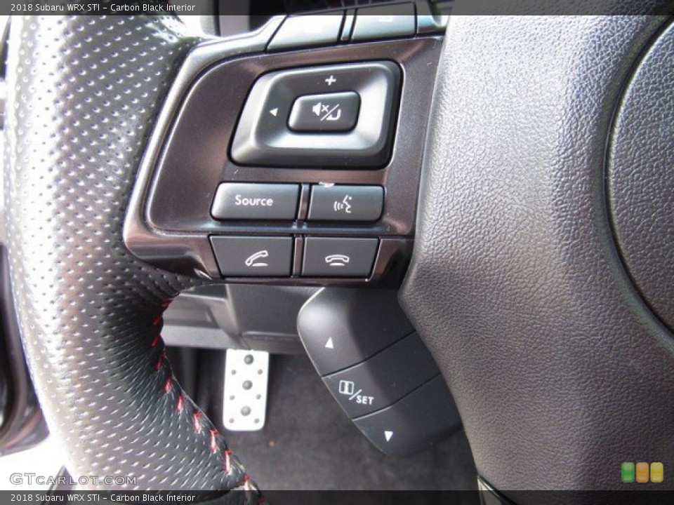 Carbon Black Interior Steering Wheel for the 2018 Subaru WRX STI #134615772