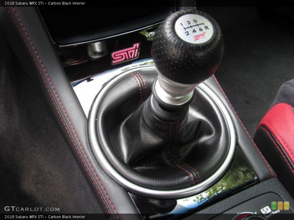 Carbon Black Interior Transmission for the 2018 Subaru WRX STI #134615877