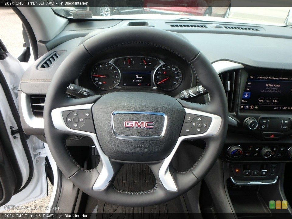 Jet Black Interior Steering Wheel for the 2020 GMC Terrain SLT AWD #134616429