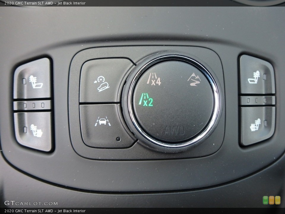 Jet Black Interior Controls for the 2020 GMC Terrain SLT AWD #134616441