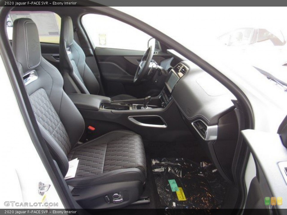 Ebony Interior Front Seat for the 2020 Jaguar F-PACE SVR #134618460