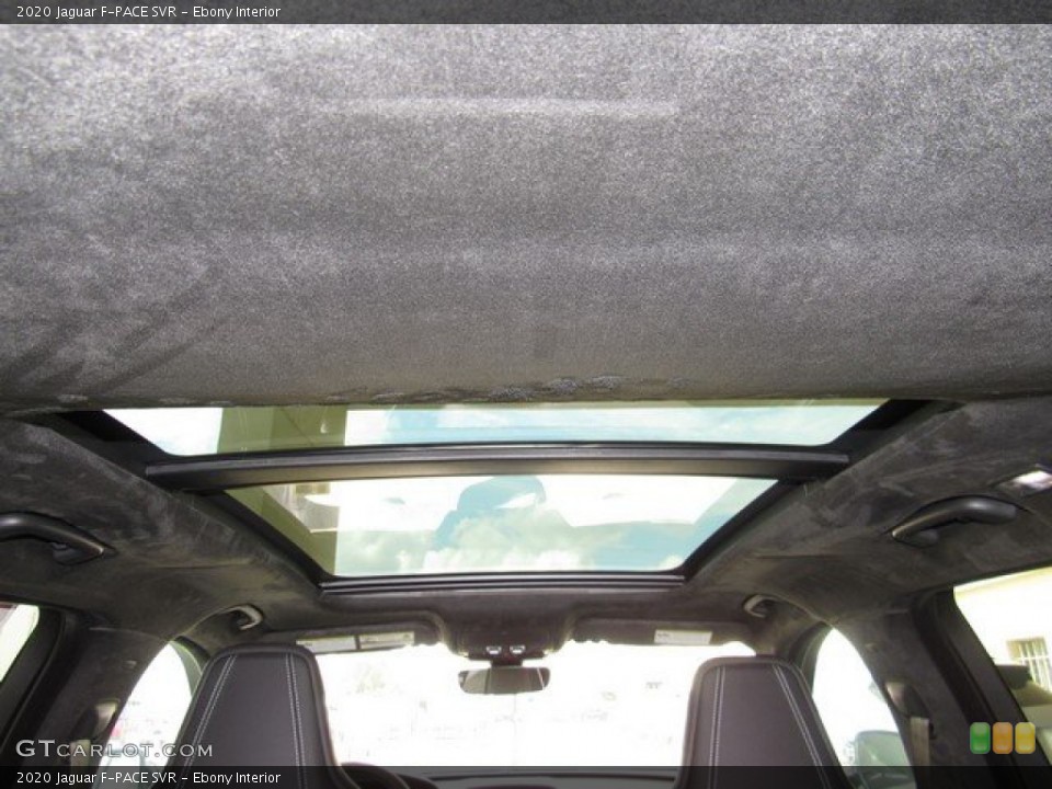 Ebony Interior Sunroof for the 2020 Jaguar F-PACE SVR #134618622
