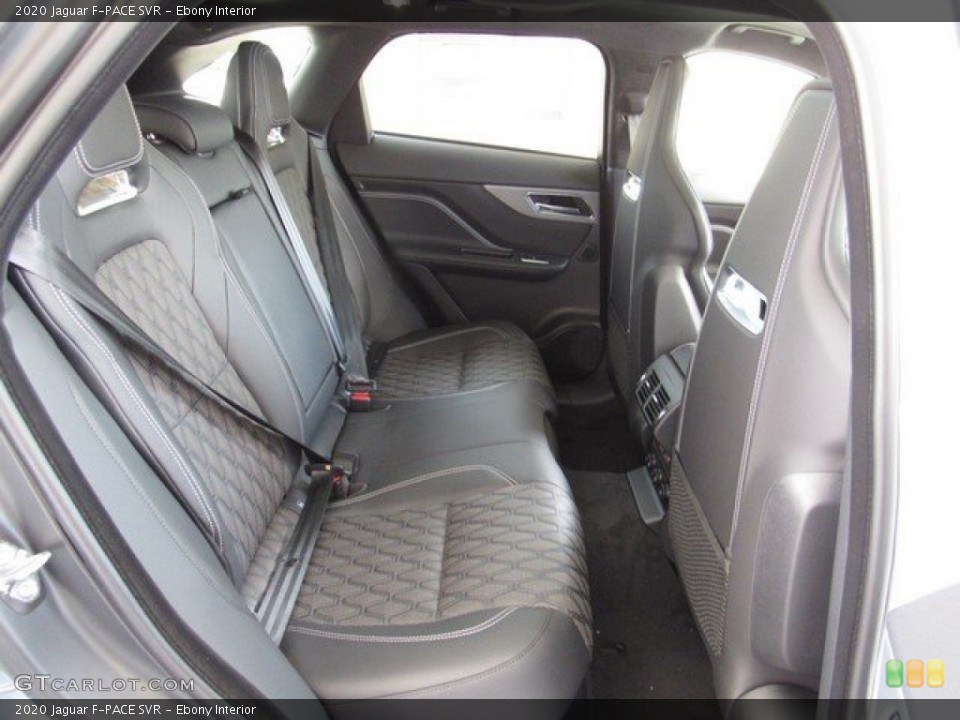 Ebony Interior Rear Seat for the 2020 Jaguar F-PACE SVR #134618637