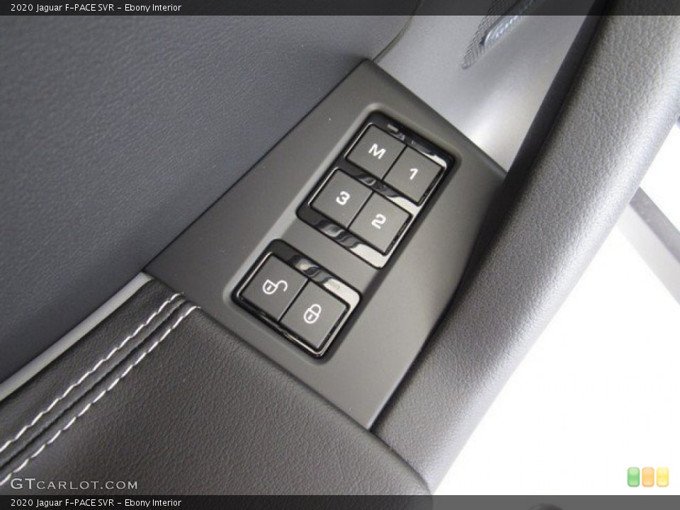 Ebony Interior Controls for the 2020 Jaguar F-PACE SVR #134618718