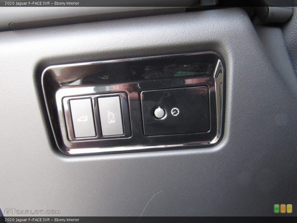 Ebony Interior Controls for the 2020 Jaguar F-PACE SVR #134618751