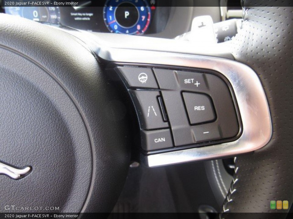 Ebony Interior Steering Wheel for the 2020 Jaguar F-PACE SVR #134618775