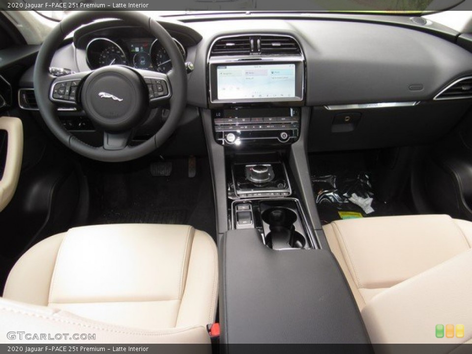 Latte Interior Dashboard for the 2020 Jaguar F-PACE 25t Premium #134619009
