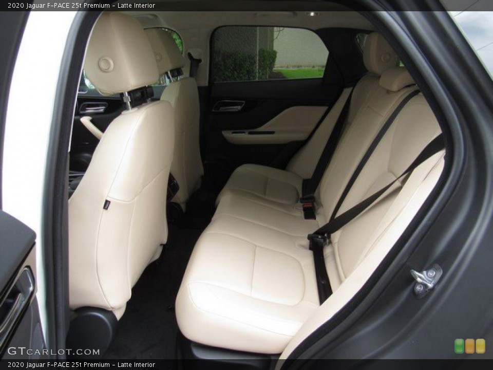 Latte Interior Rear Seat for the 2020 Jaguar F-PACE 25t Premium #134619123
