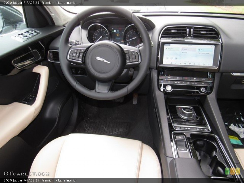 Latte Interior Dashboard for the 2020 Jaguar F-PACE 25t Premium #134619150