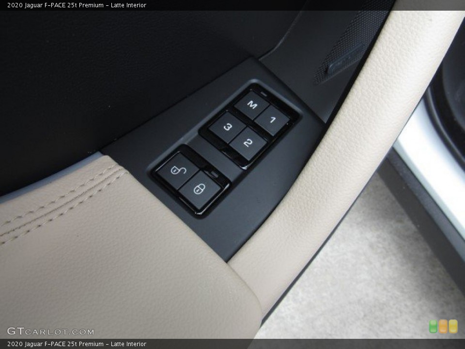 Latte Interior Controls for the 2020 Jaguar F-PACE 25t Premium #134619297