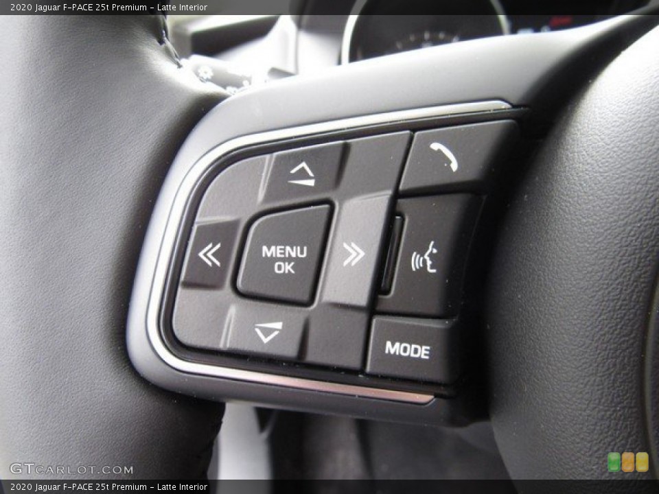 Latte Interior Steering Wheel for the 2020 Jaguar F-PACE 25t Premium #134619338