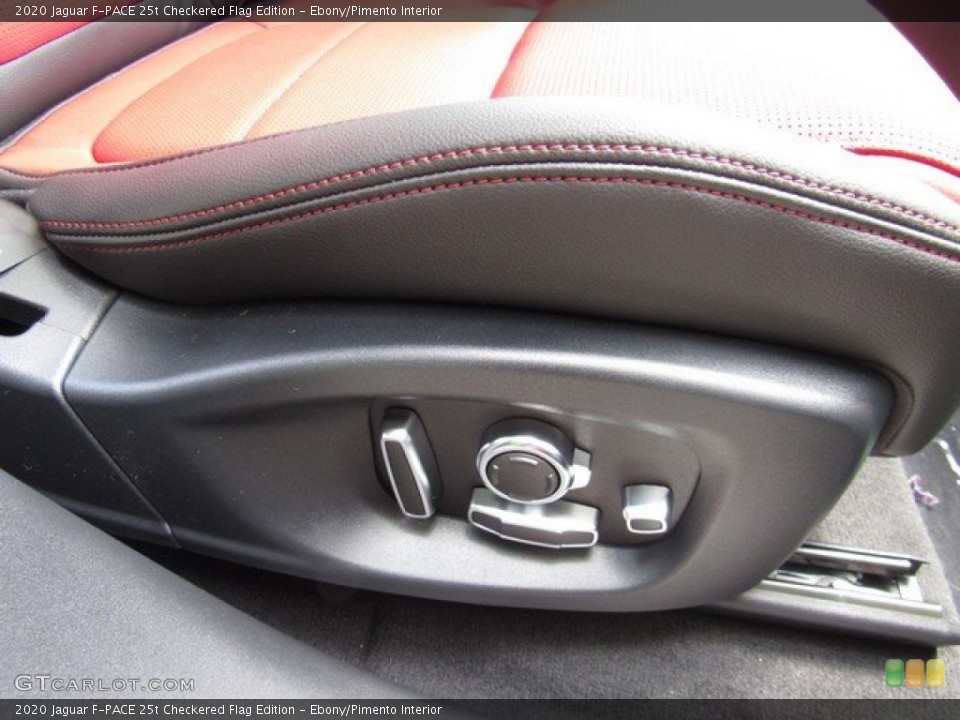 Ebony/Pimento Interior Controls for the 2020 Jaguar F-PACE 25t Checkered Flag Edition #134619798