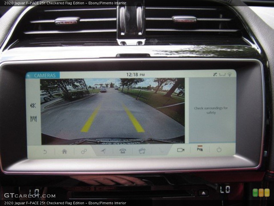 Ebony/Pimento Interior Controls for the 2020 Jaguar F-PACE 25t Checkered Flag Edition #134620023