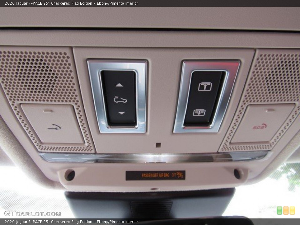 Ebony/Pimento Interior Controls for the 2020 Jaguar F-PACE 25t Checkered Flag Edition #134620065