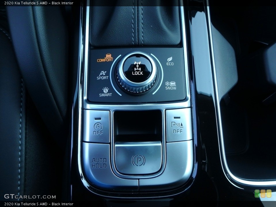 Black Interior Controls for the 2020 Kia Telluride S AWD #134620206