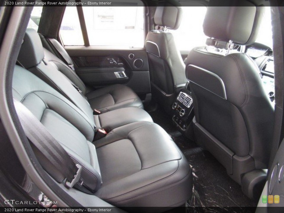 Ebony Interior Rear Seat for the 2020 Land Rover Range Rover Autobiography #134620338