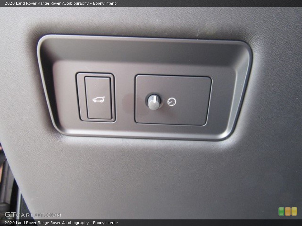Ebony Interior Controls for the 2020 Land Rover Range Rover Autobiography #134620452