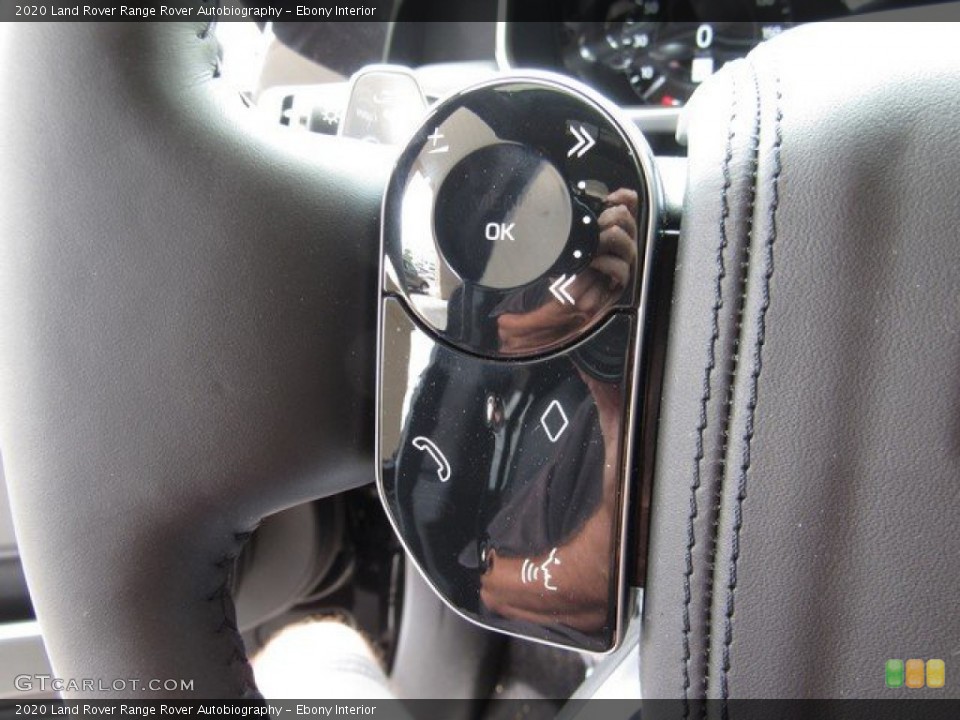 Ebony Interior Steering Wheel for the 2020 Land Rover Range Rover Autobiography #134620464