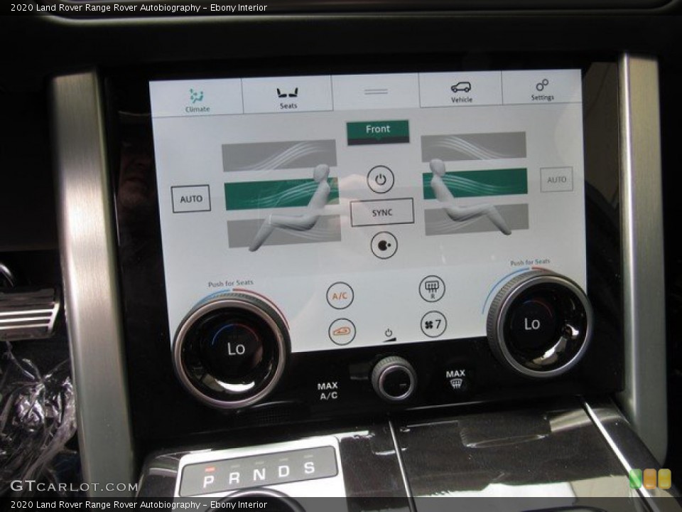 Ebony Interior Controls for the 2020 Land Rover Range Rover Autobiography #134620566