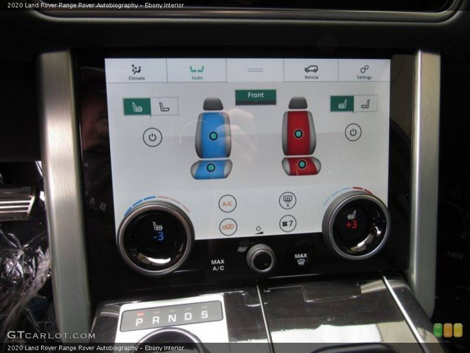 Ebony Interior Controls for the 2020 Land Rover Range Rover Autobiography #134620578