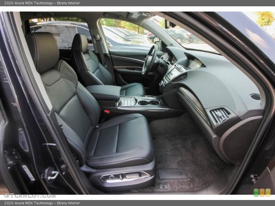 Ebony Interior Front Seat for the 2020 Acura MDX Technology #134628542
