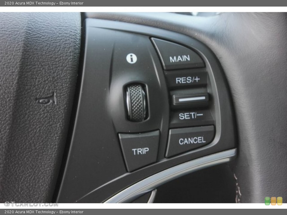 Ebony Interior Steering Wheel for the 2020 Acura MDX Technology #134628791