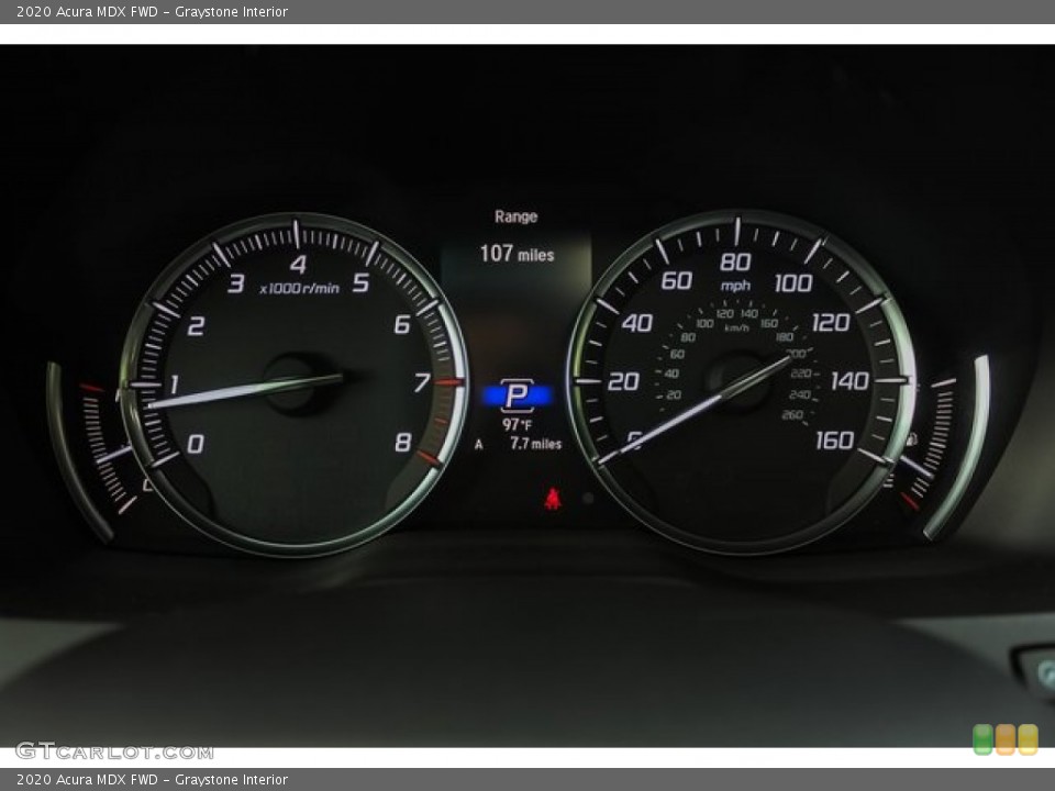 Graystone Interior Gauges for the 2020 Acura MDX FWD #134630283