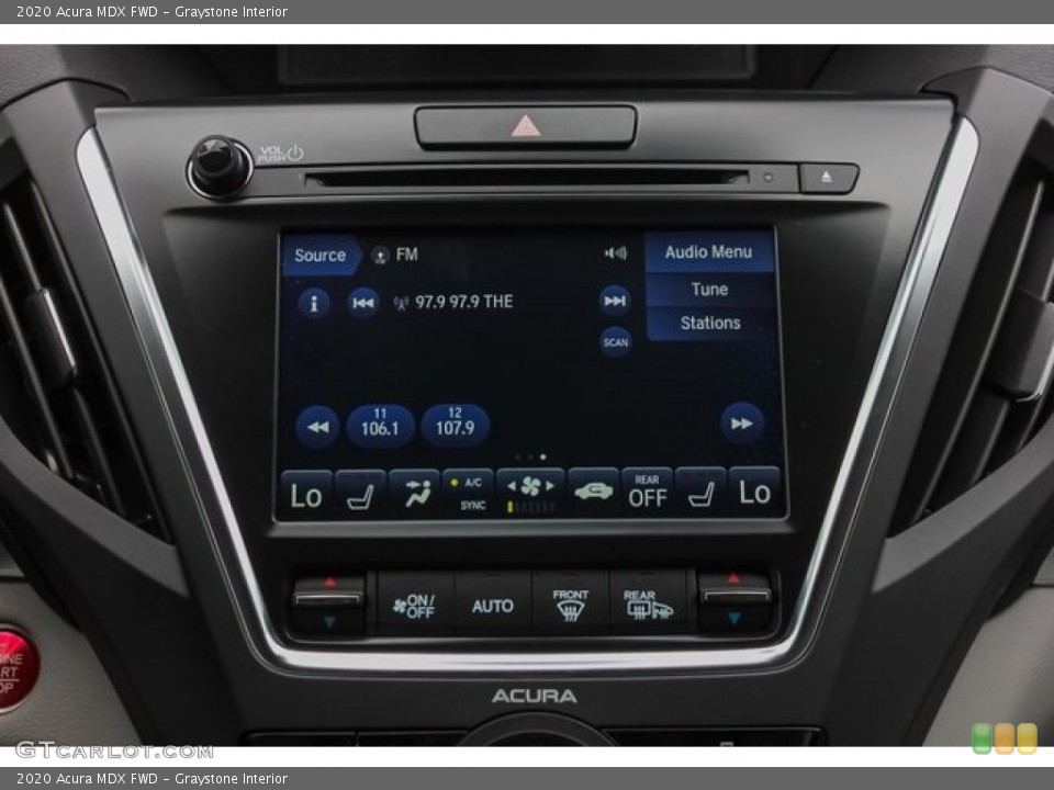 Graystone Interior Controls for the 2020 Acura MDX FWD #134630481