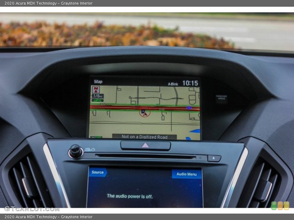 Graystone Interior Navigation for the 2020 Acura MDX Technology #134632208