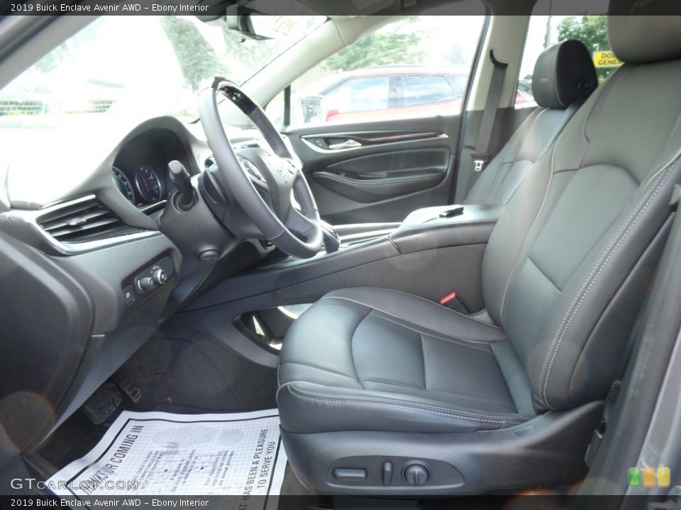 Ebony Interior Front Seat for the 2019 Buick Enclave Avenir AWD #134637471