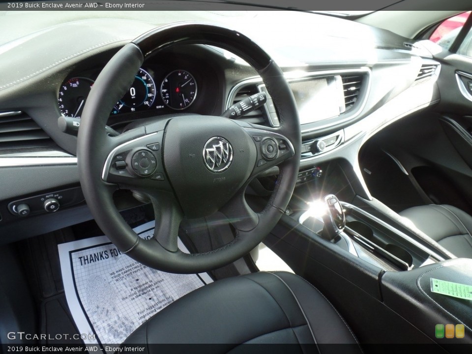 Ebony Interior Dashboard for the 2019 Buick Enclave Avenir AWD #134637497