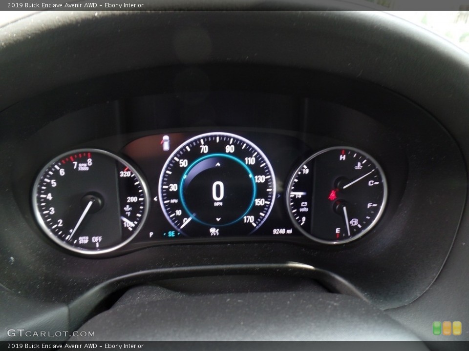 Ebony Interior Gauges for the 2019 Buick Enclave Avenir AWD #134637590