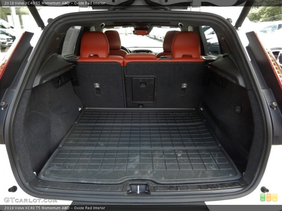 Oxide Red Interior Trunk for the 2019 Volvo XC40 T5 Momentum AWD #134639021